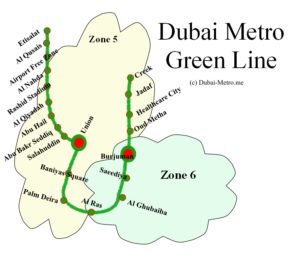 Dubai Metro Map