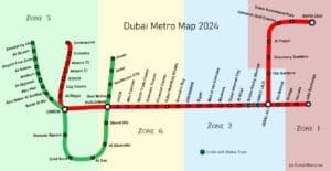 Dubai Metro Map