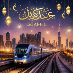 AI generated image of Eid celebration